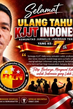 Ketua BIN DPD Jatim Beri Ucapan HUT ke-7 KJJT Indonesia, Tekankan Profesionalisme Pers